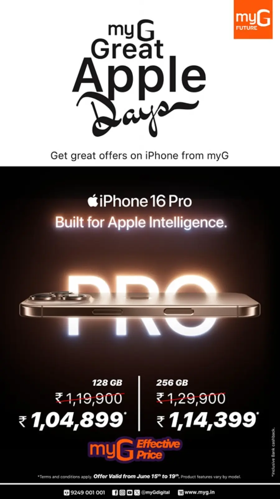 Great Apple Days In myG Future undefined