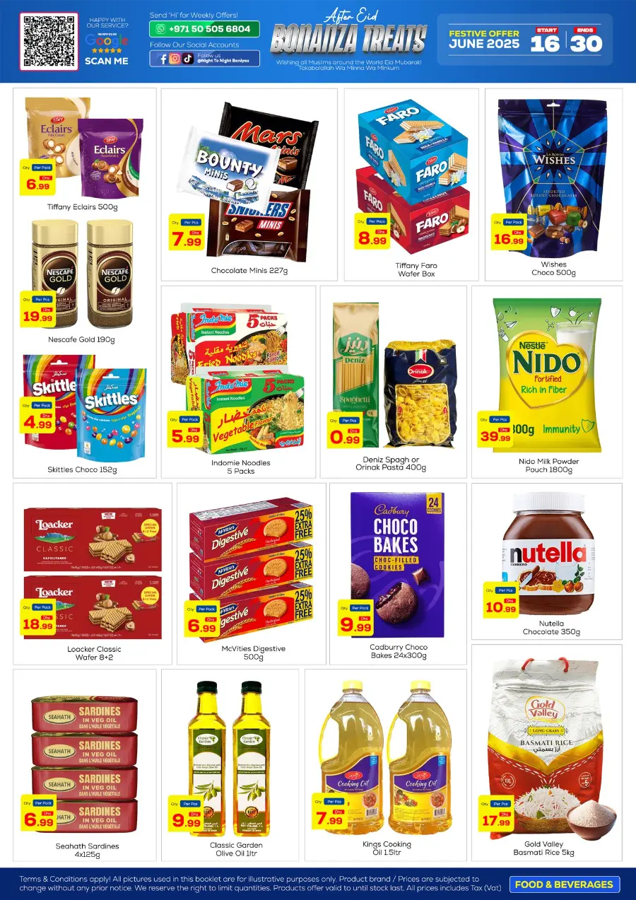 Bonanza Treats - 50% Festive Sale In Night to Night Dubai
