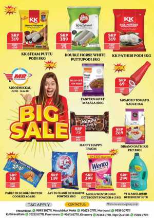 Big Day, Big Sale – Save Up to 60%! In MR Hypermarket Calicut