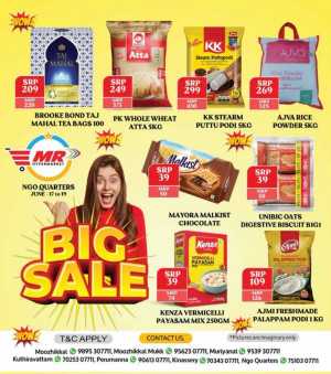 Big Day, Big Sale – Save Up to 60%! In MR Hypermarket Calicut