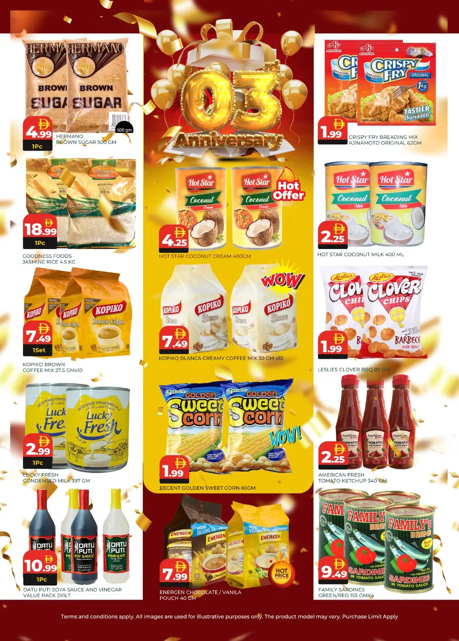 3 Anniversary Offers In Palengke Supermarket Abu Dhabi