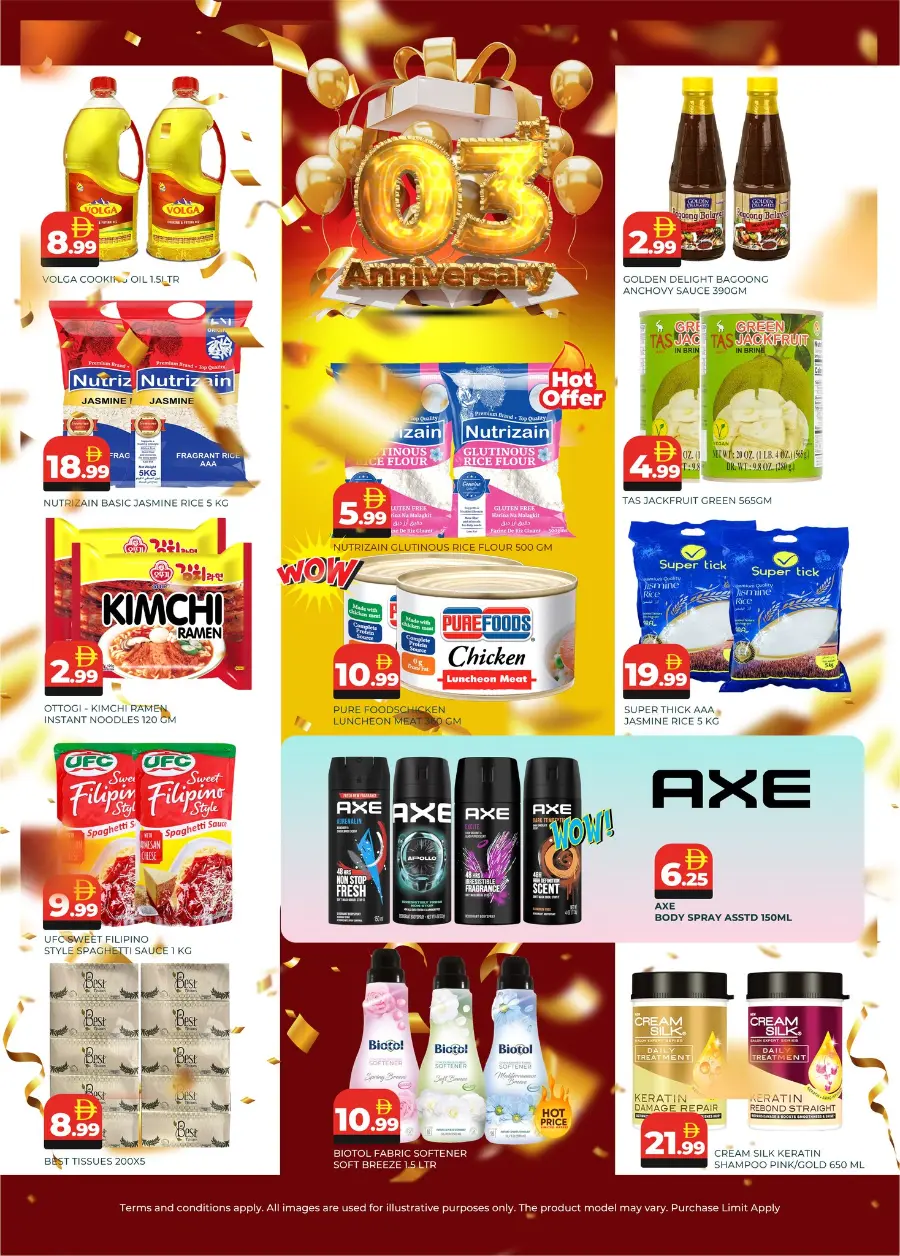 3 Anniversary Offers In Palengke Supermarket Abu Dhabi