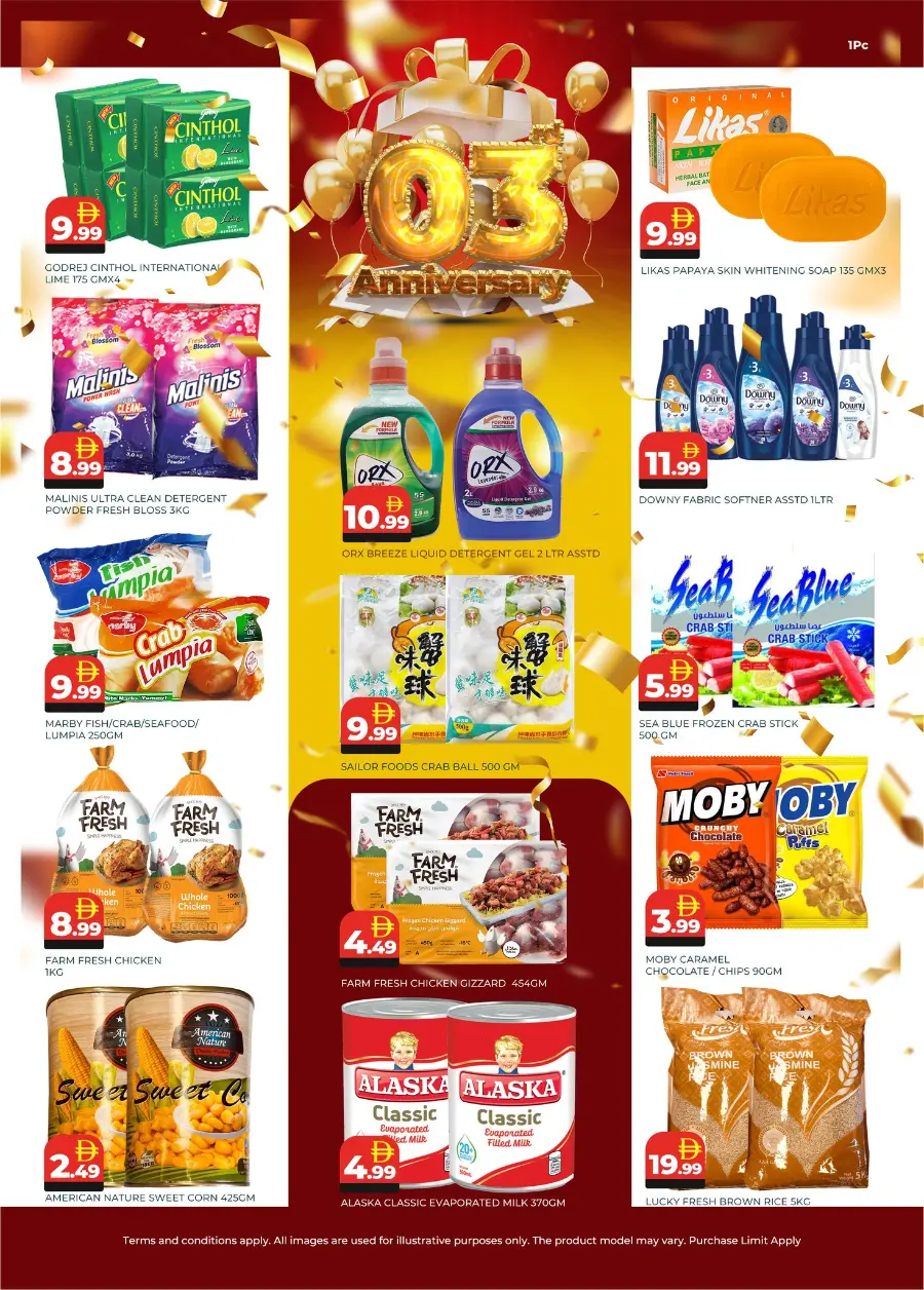 3 Anniversary Offers In Palengke Supermarket Abu Dhabi