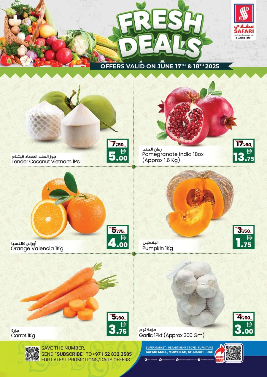 Fresh Deal In Safari Hypermarket Sharjah / Ajman