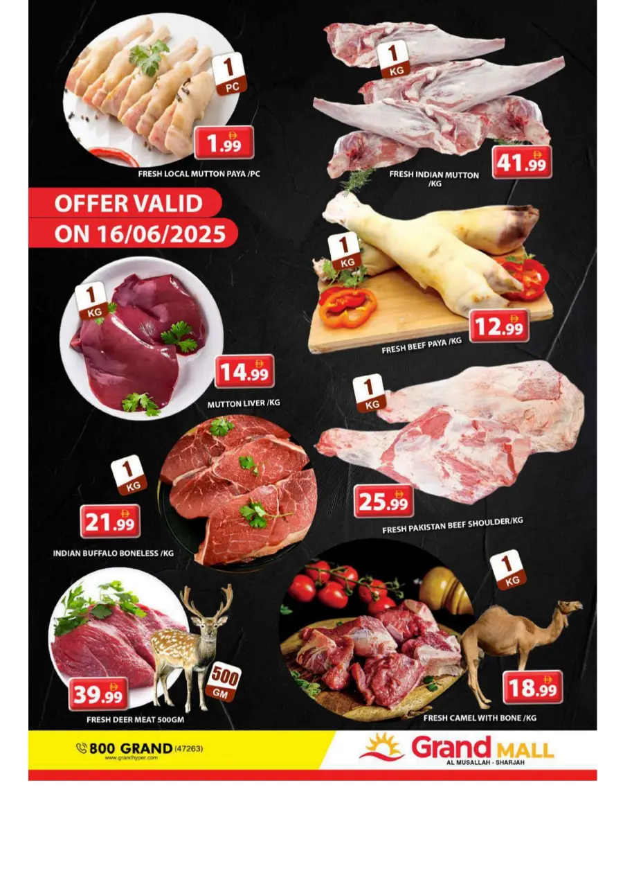 Red Hot Deals In Grand Hypermarket Sharjah / Ajman