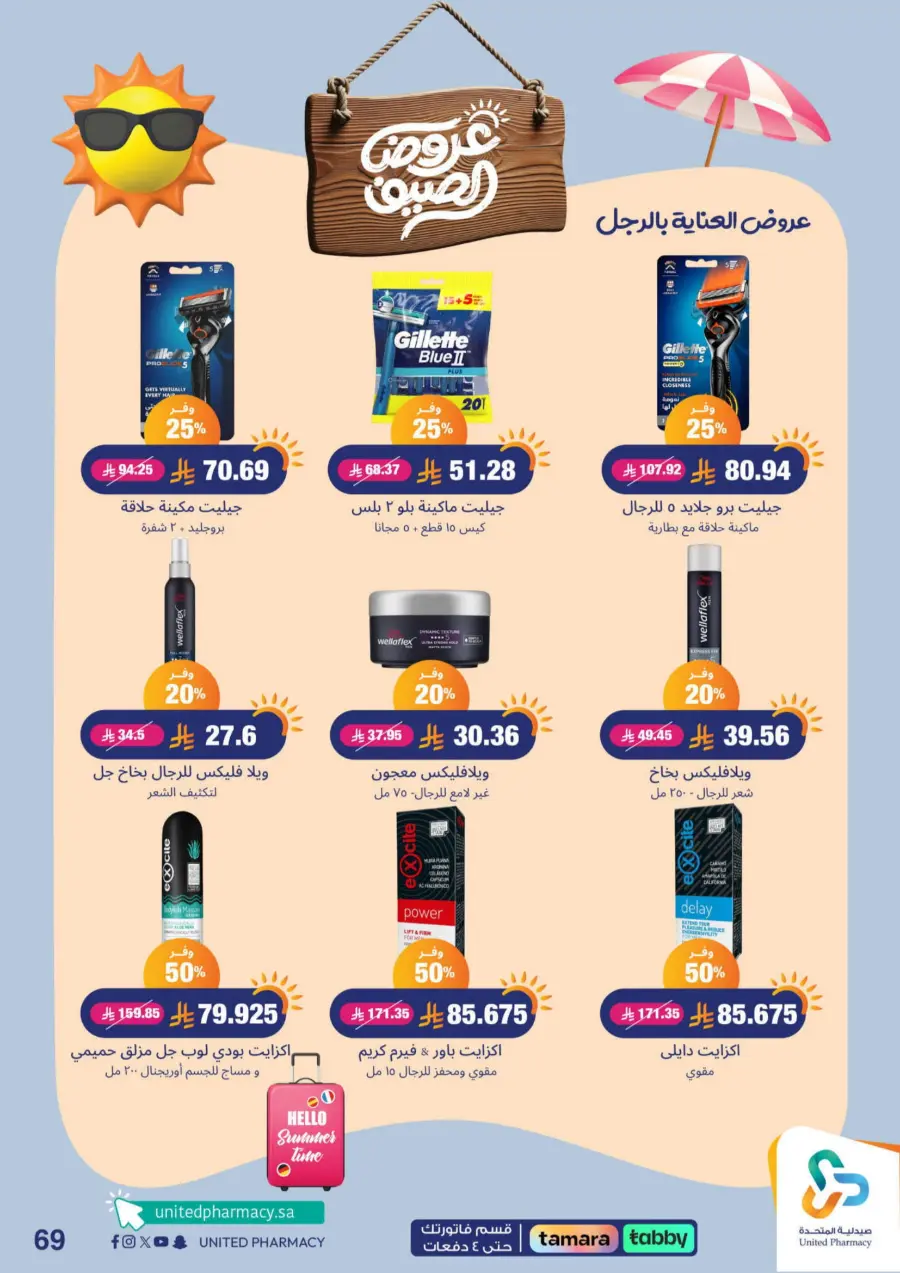 "Up to 60% Off – A Better Summer with Us!" In United Pharmacy Makkah