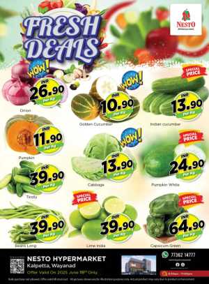 Fresh Deal In Nesto Hypermarket Wayanad