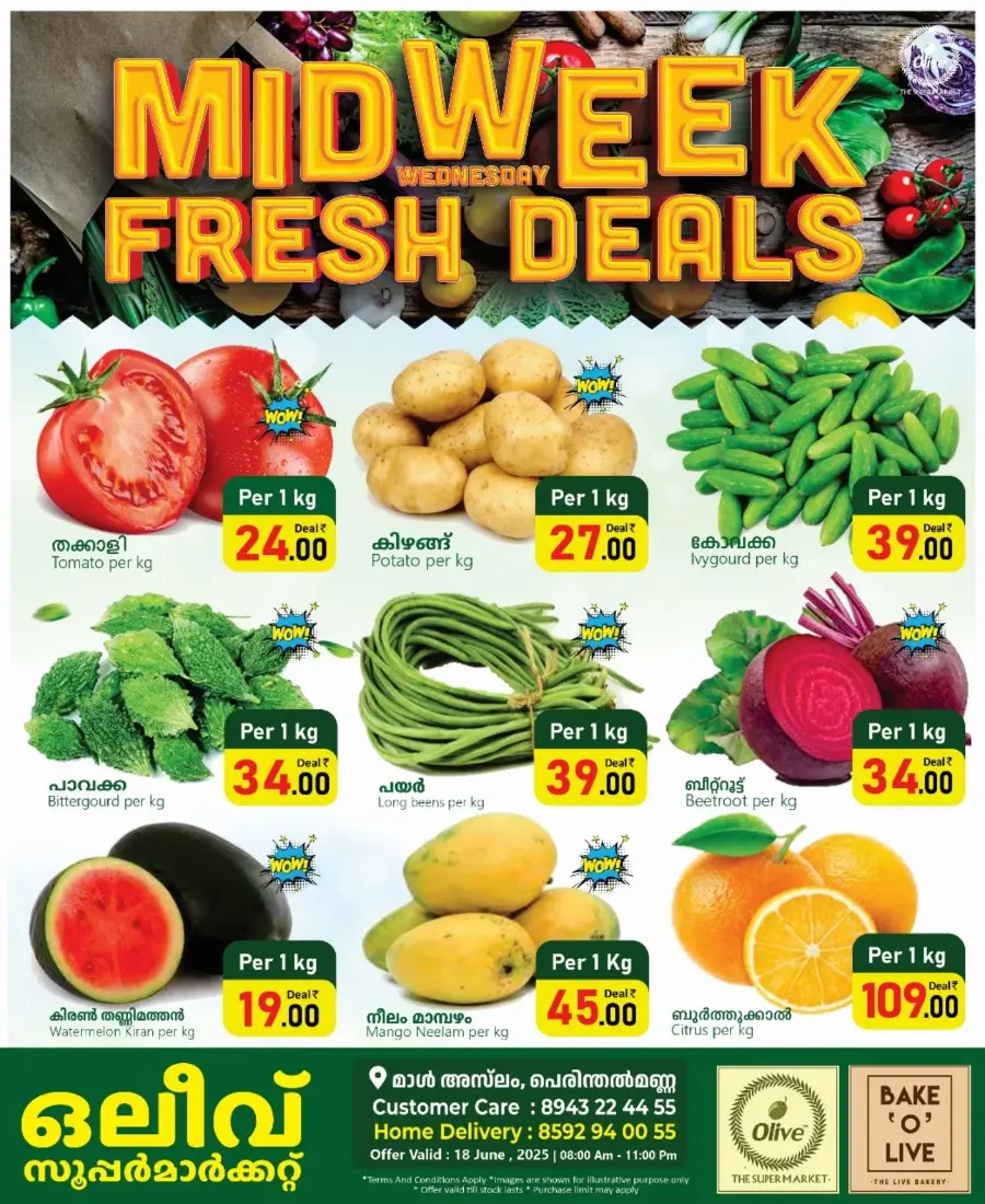 Wednesday Deal In OLIVE Supermarket undefined