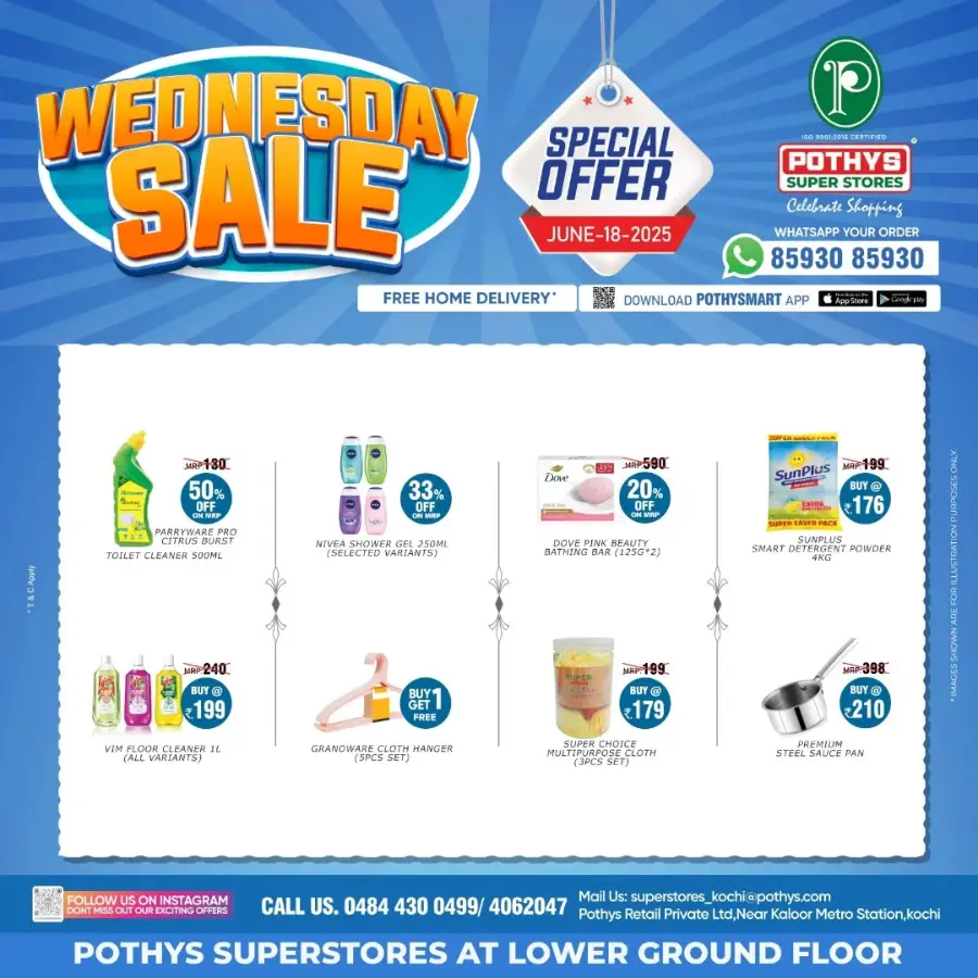 Wednesday Deal In Pothys Superstores undefined