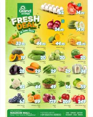 Fresh Deal In Grand Hypermarket Kannur