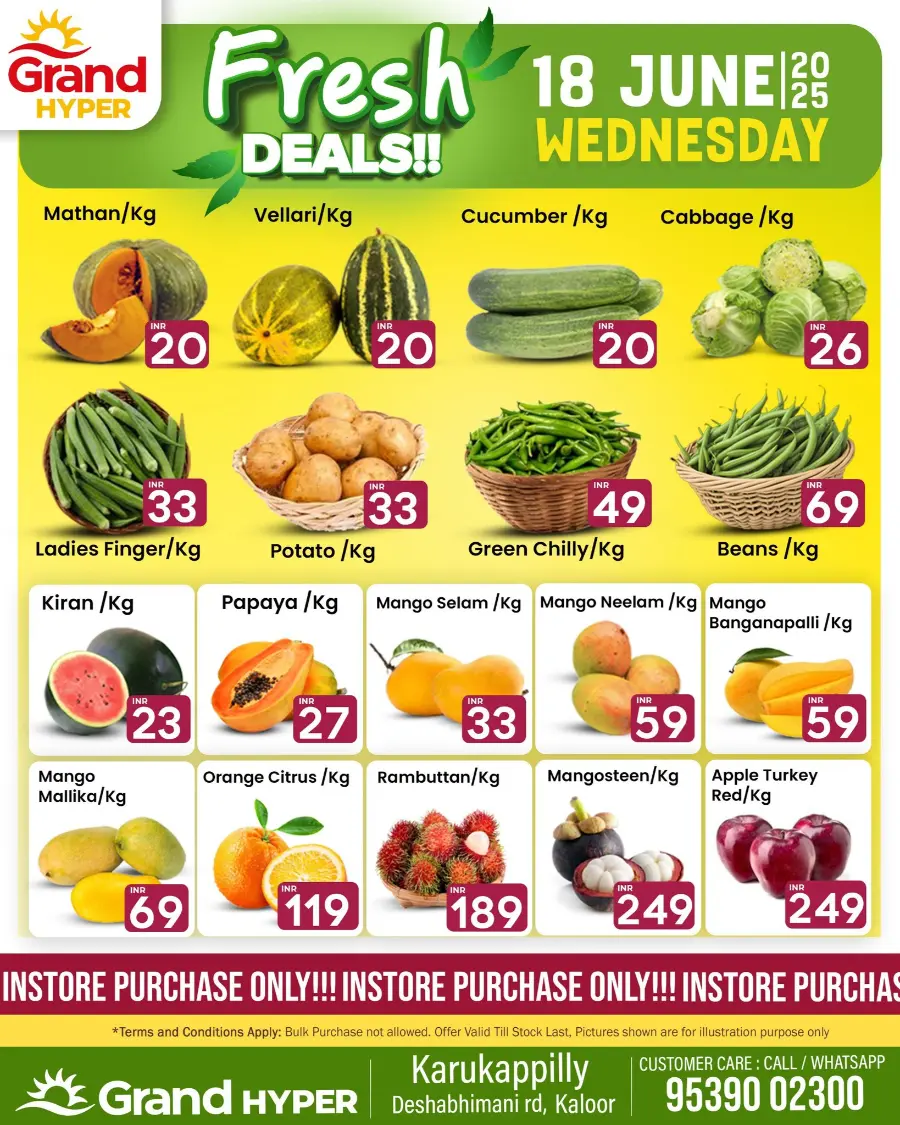 Fresh Deal In Grand Hypermarket Kannur