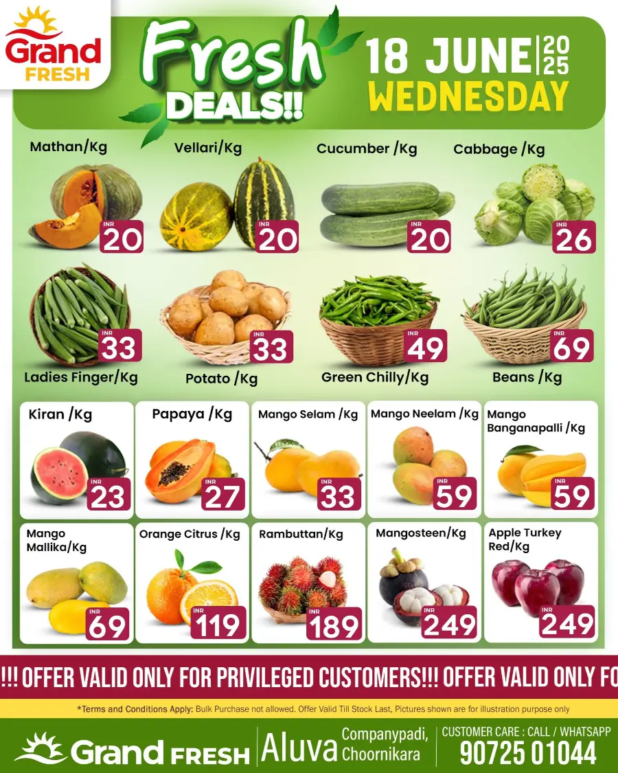 Fresh Deal In Grand Hypermarket Kannur