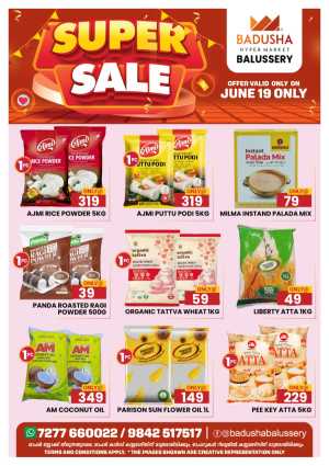 Super sale In Badusha Hypermarket Calicut