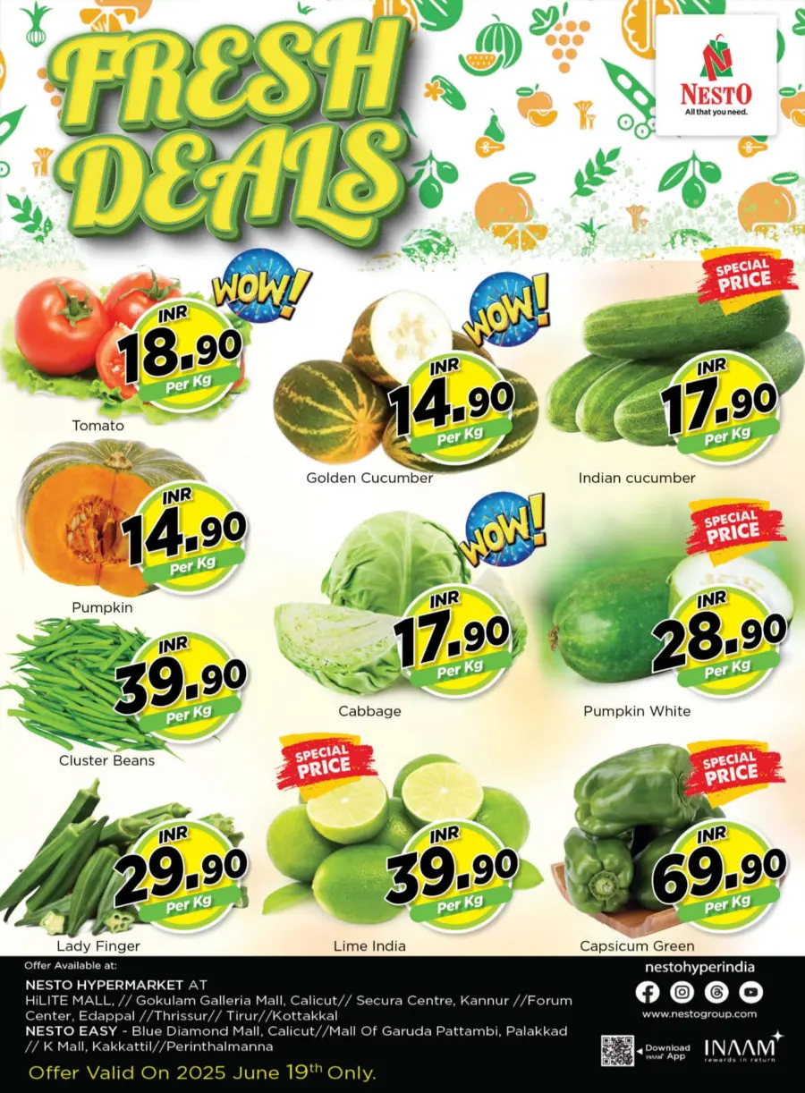Fresh Deals In Nesto Hypermarket Malappuram