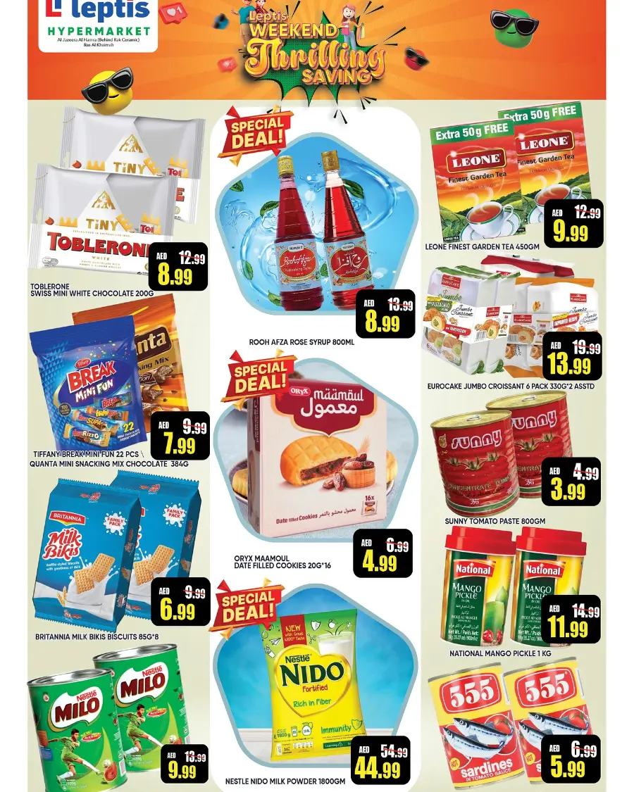 Weekend Thrilling Savings In Leptis Hypermarket Ras al Khaimah
