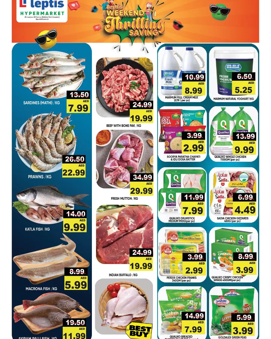 Weekend Thrilling Savings In Leptis Hypermarket Ras al Khaimah