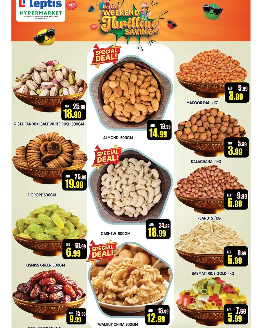 Weekend Thrilling Savings In Leptis Hypermarket Ras al Khaimah
