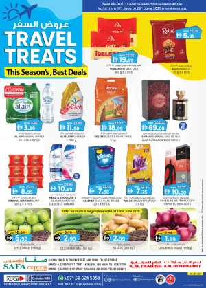 Travel Treats In SAFA Express Supermarket Abu Dhabi