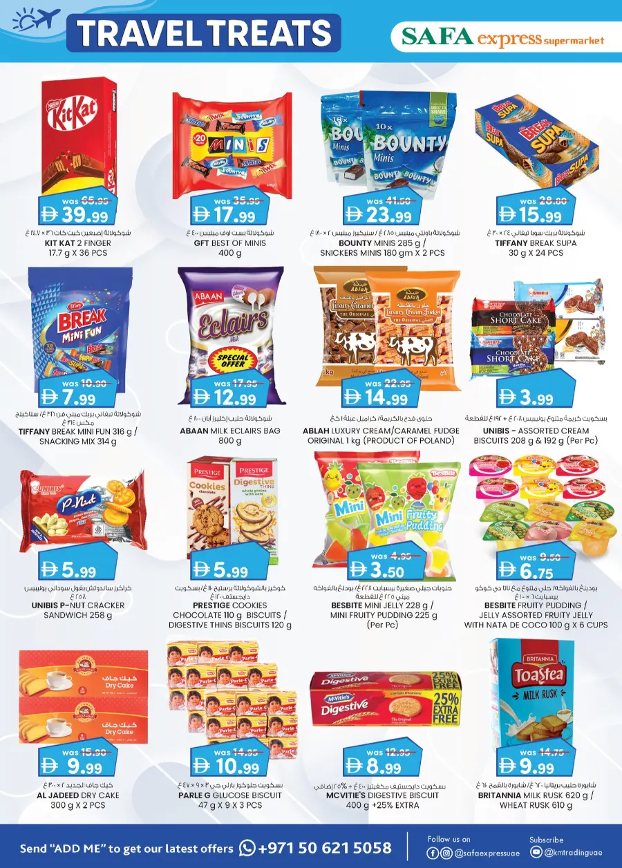 Travel Treats In SAFA Express Supermarket Abu Dhabi
