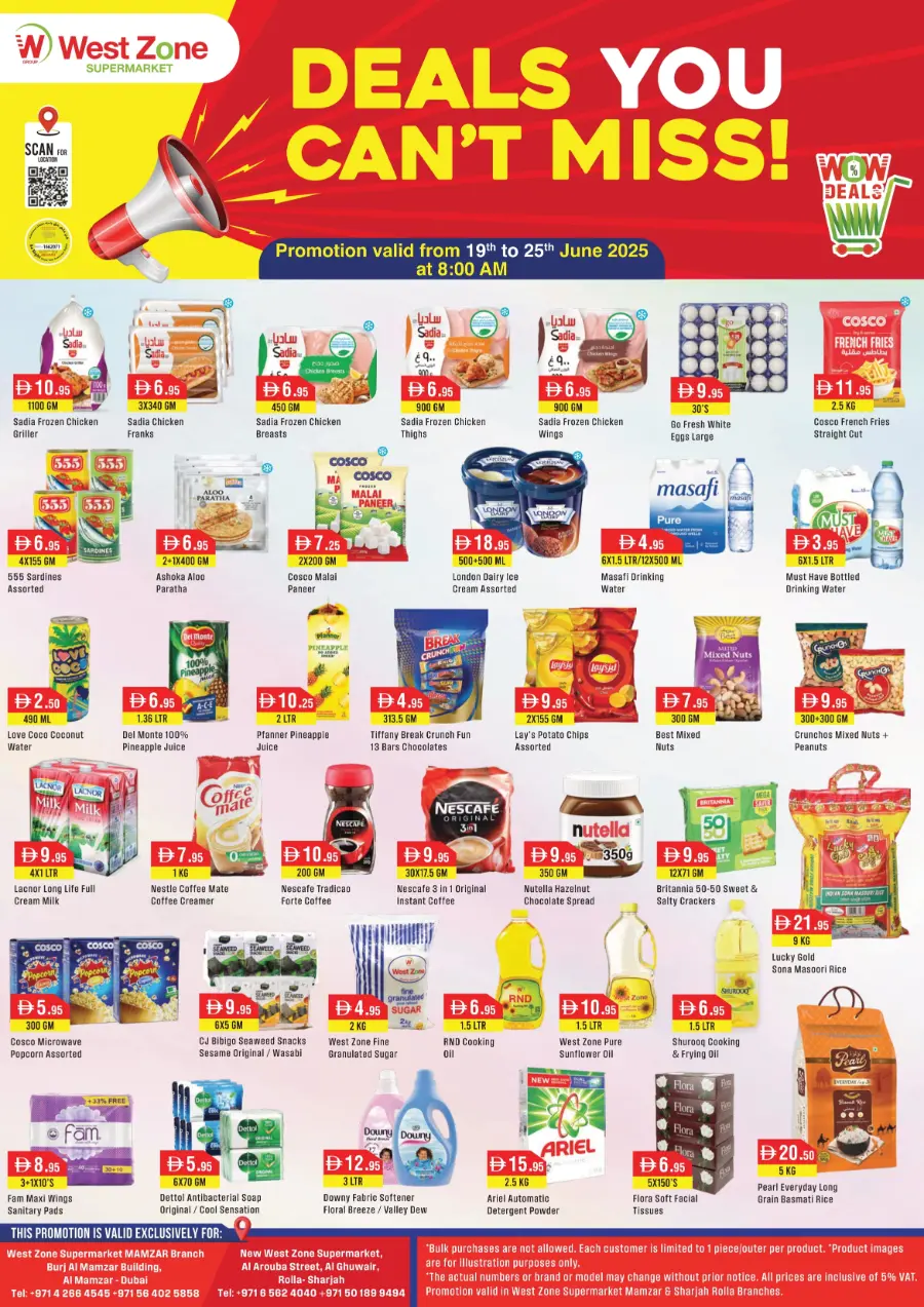 Weekly Sale – Fresh Deals Every Week! In West Zone Supermarket Dubai