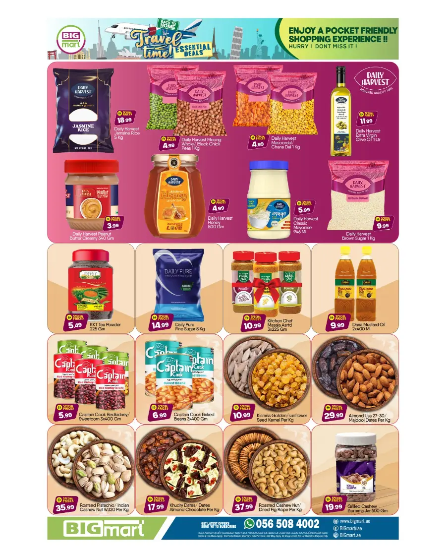 Travel Time In BIG mart Abu Dhabi