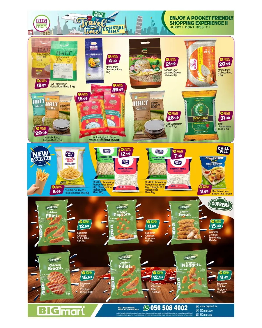 Travel Time In BIG mart Abu Dhabi