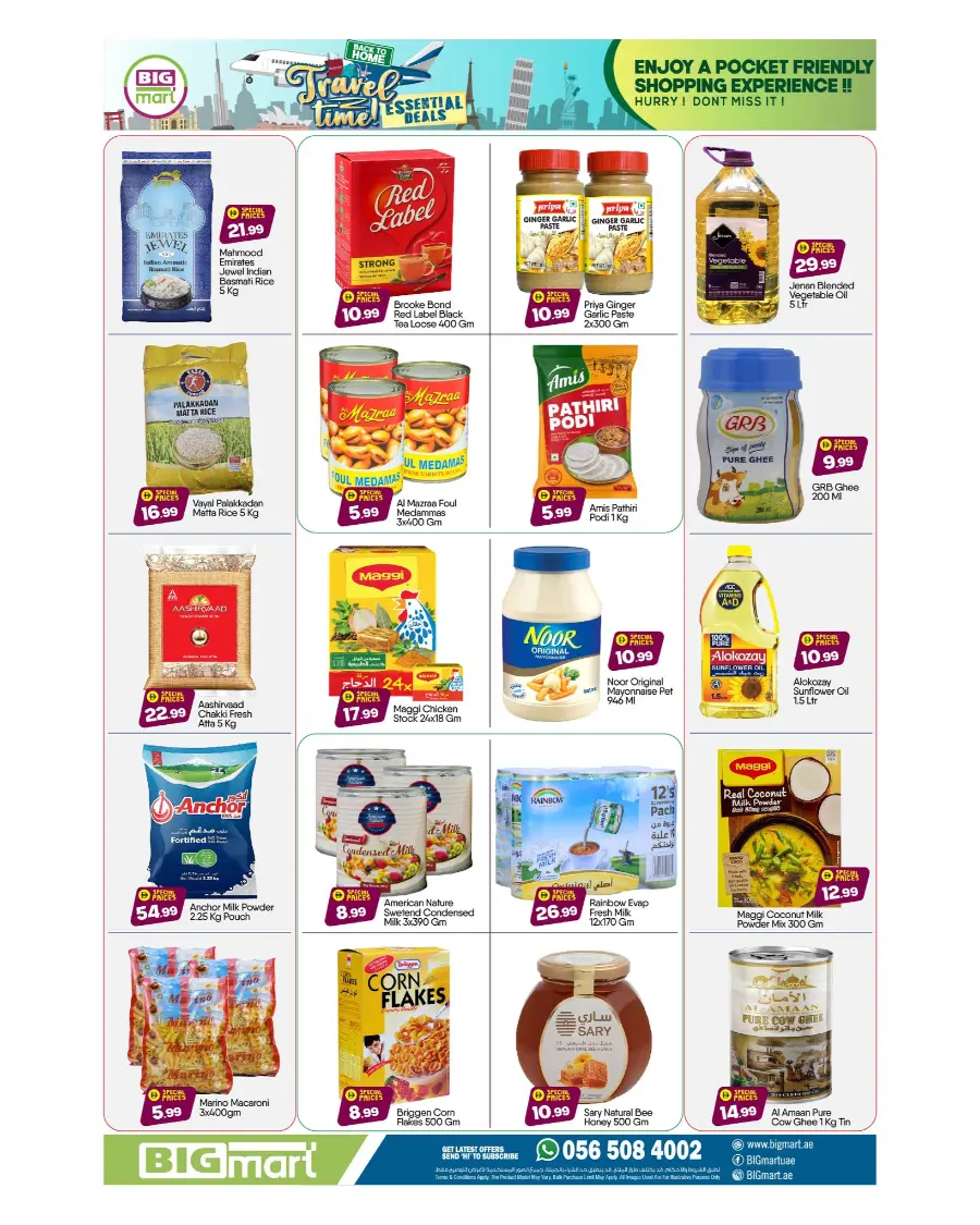 Travel Time In BIG mart Abu Dhabi