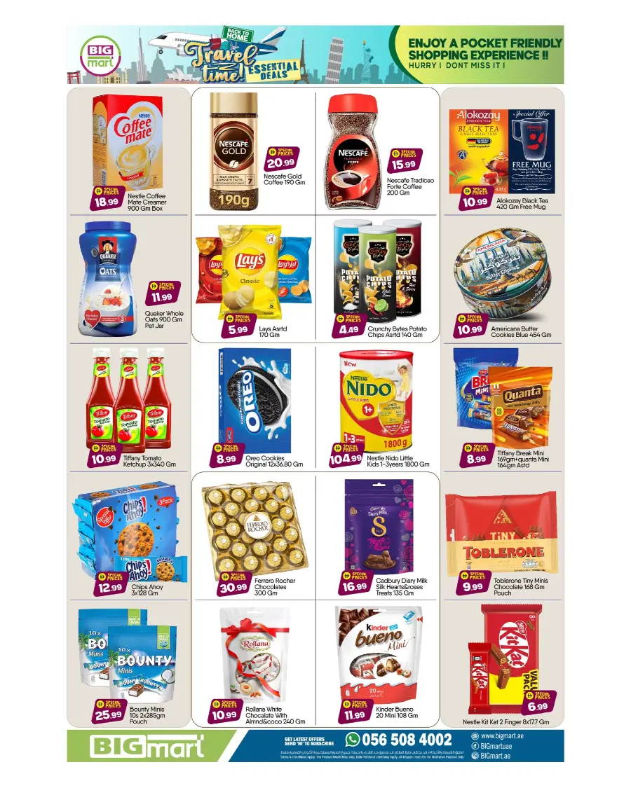 Travel Time In BIG mart Abu Dhabi