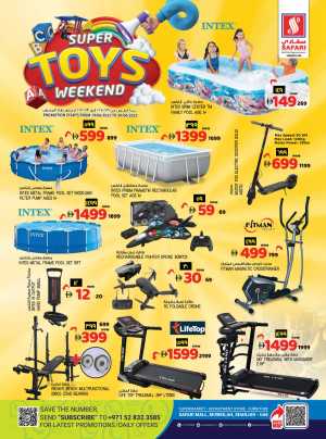 Super toys Weekend In Safari Hypermarket Sharjah / Ajman