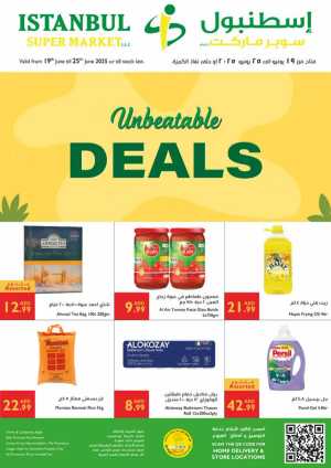Unbeatable Deals In Istanbul Supermarket Dubai,Abu Dhabi,Sharjah / Ajman,Al Ain,Ras al Khaimah