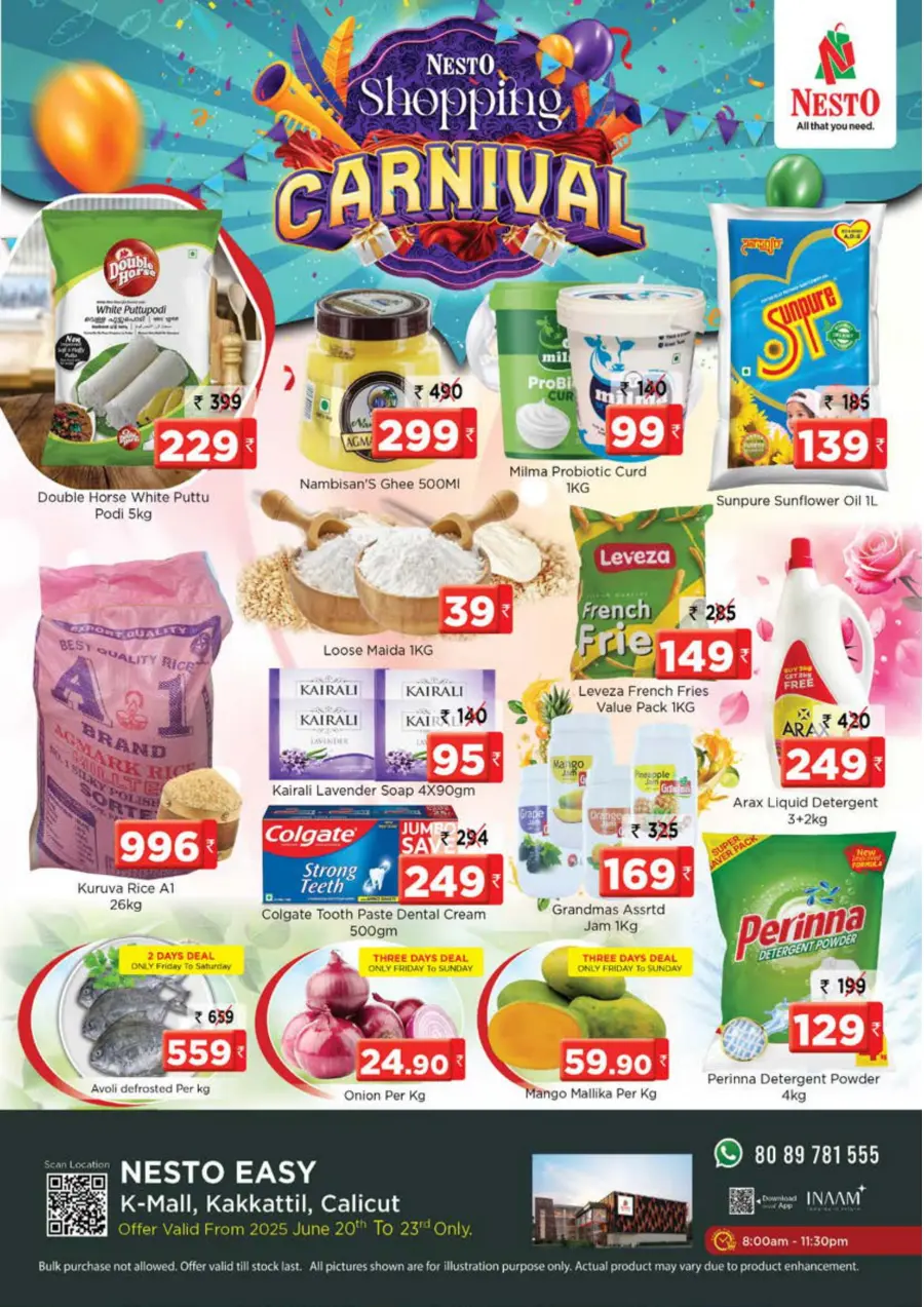 Shopping Carnival In Nesto Easy Calicut