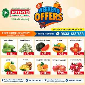 Weekend offer In Pothys Superstores Trivandrum