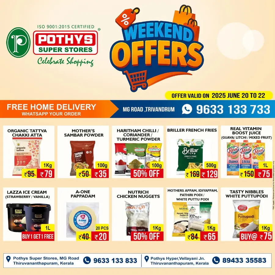Weekend offer In Pothys Superstores undefined