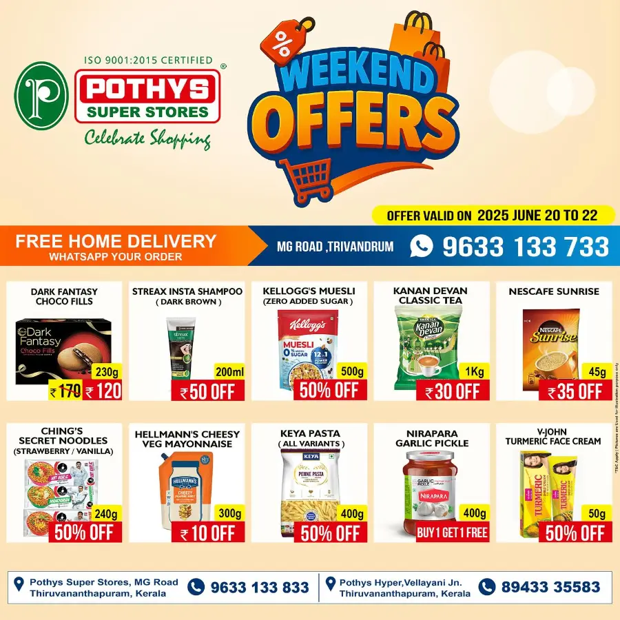 Weekend offer In Pothys Superstores undefined