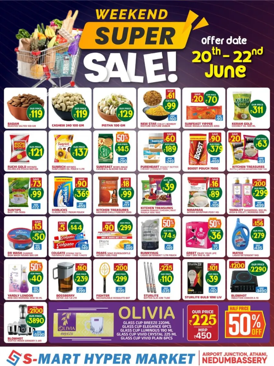 Weekend super sale In S-MART Hyper Market Ernakulam