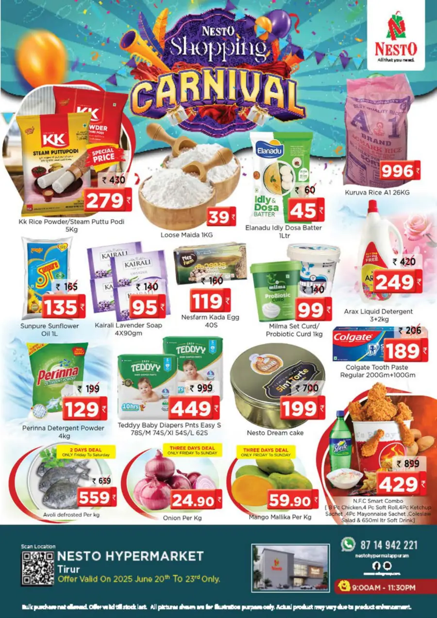Biggest Shopping Carnival – Shop Now In Nesto Hypermarket Malappuram