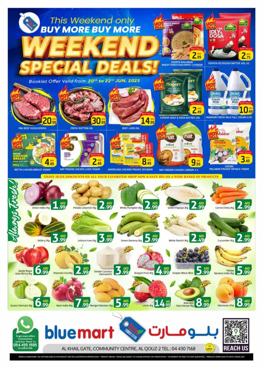 Weekend Special Deal In Bluemart Dubai