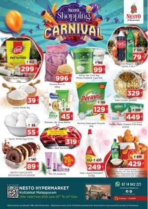 Shopping Carnival In Nesto Hypermarket Malappuram