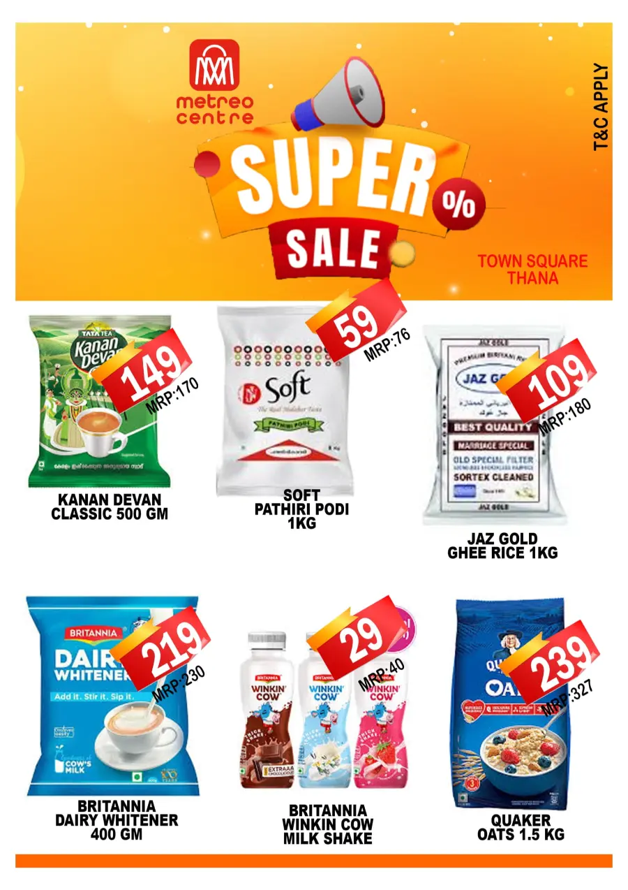 Friday Offer In Metro Centre Kannur