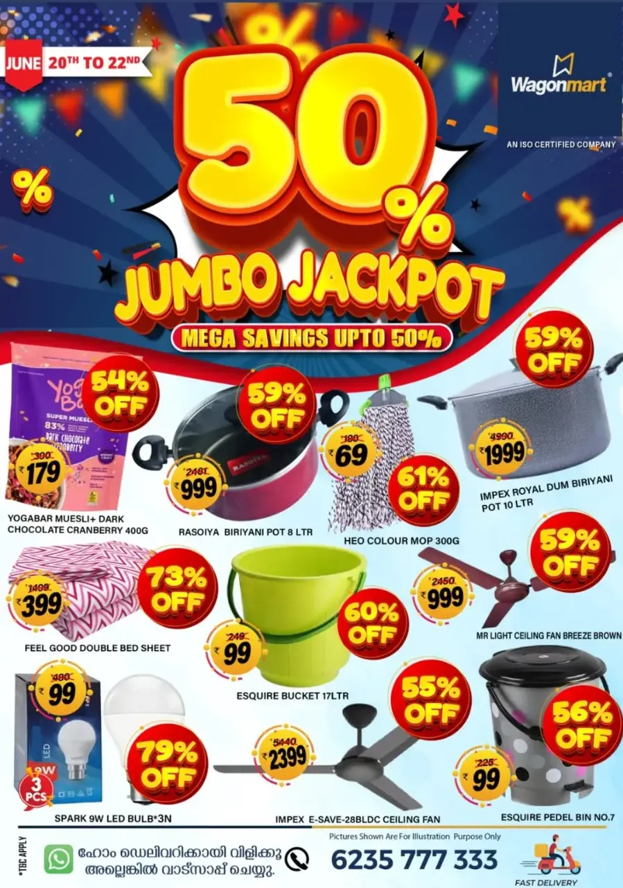 Mega Saving Up To 50% Offers In Wagonmart undefined