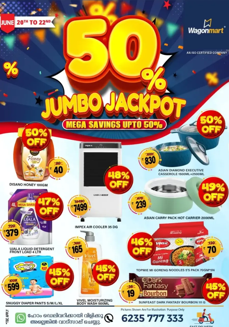 Mega Saving Up To 50% Offers In Wagonmart undefined