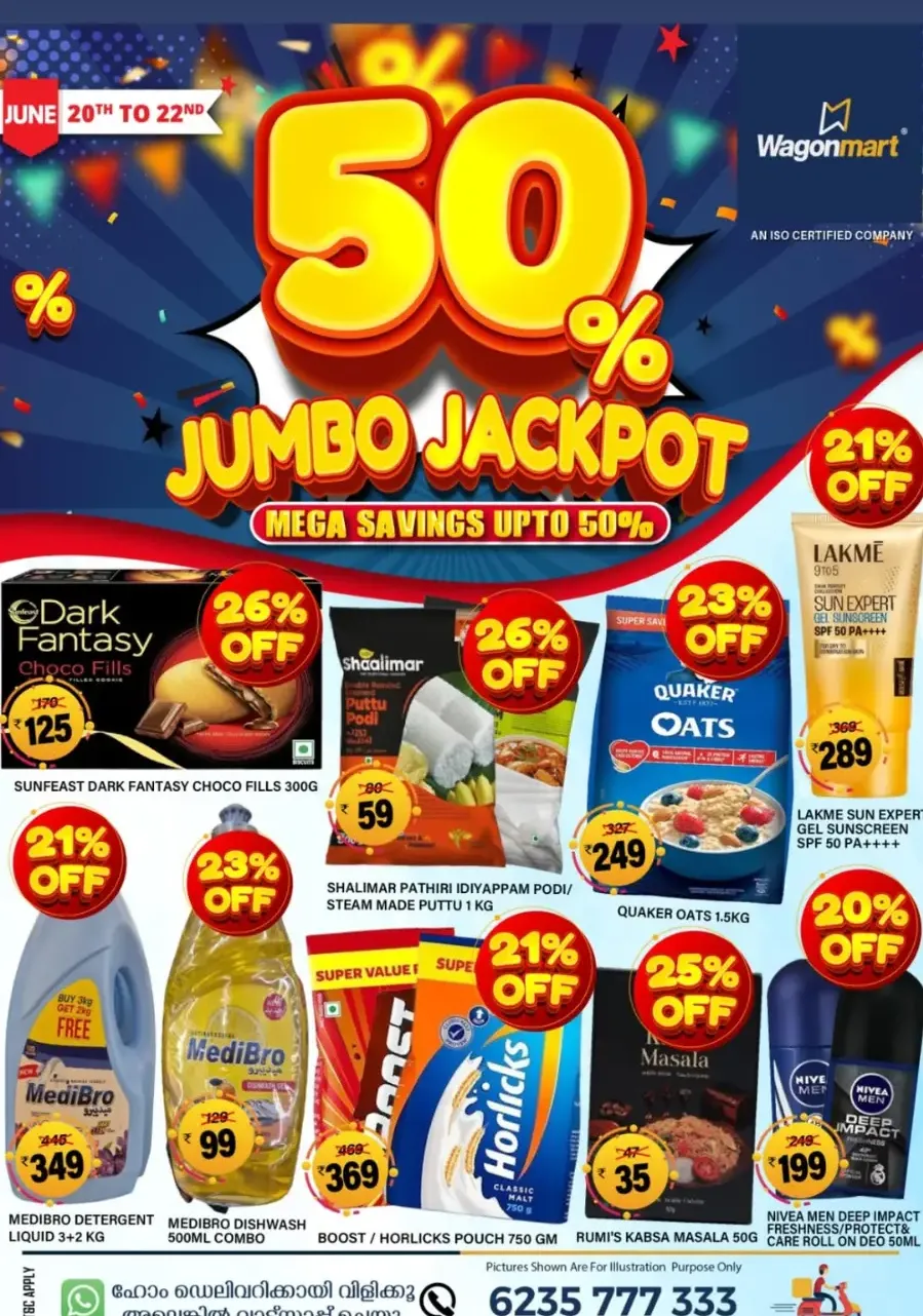 Mega Saving Up To 50% Offers In Wagonmart undefined