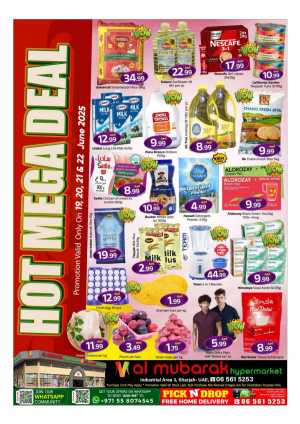 Hot Mega Deals In Mubarak Hypermarket Sharjah / Ajman