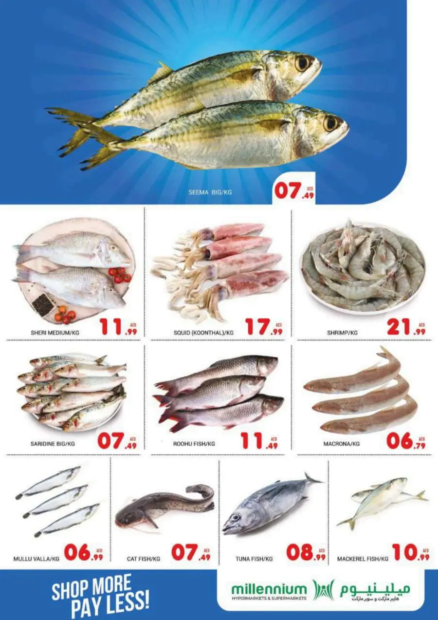 Shop More, Pay Less! In Millennium Hypermarket Abu Dhabi