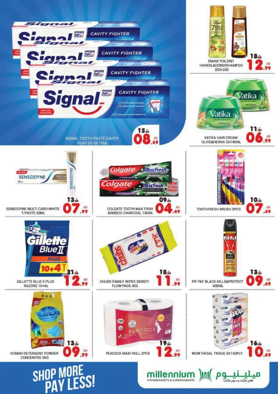 Shop More, Pay Less! In Millennium Hypermarket Abu Dhabi