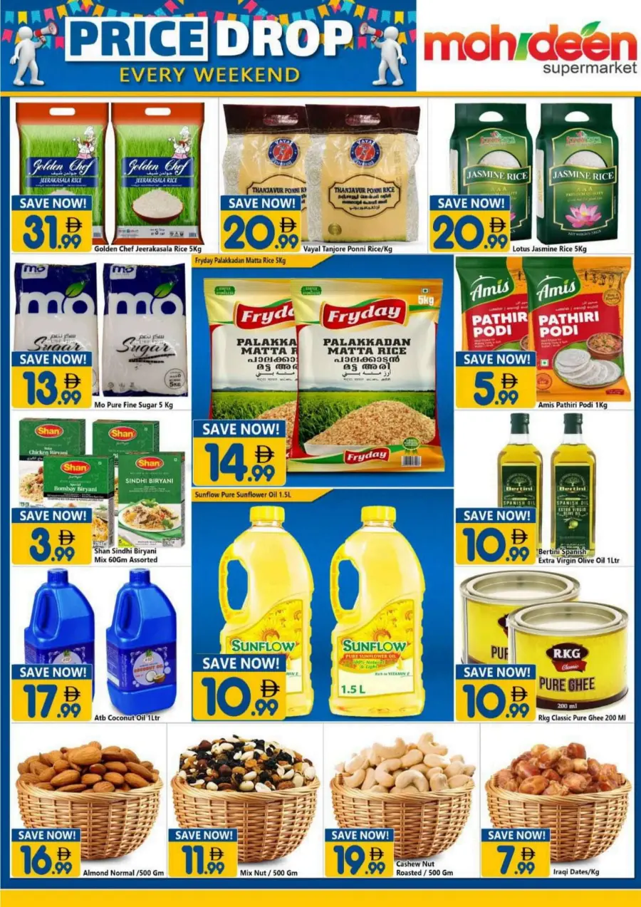 Price Drop, Every Weekend In Mohideen Supermarket Dubai