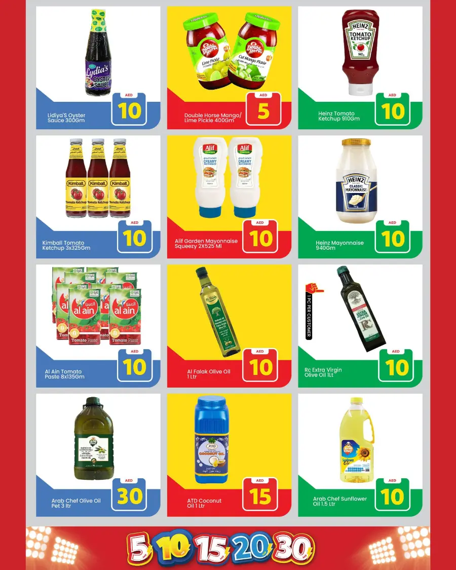 Exiting Figures In Mark & Save Abu Dhabi