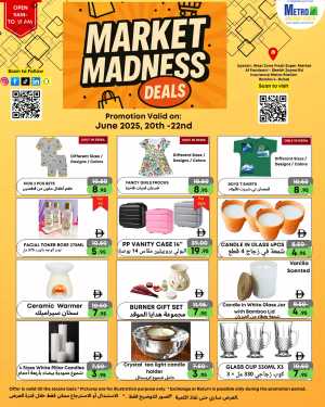 Market Madness Deals In Metro Discount Center Dubai
