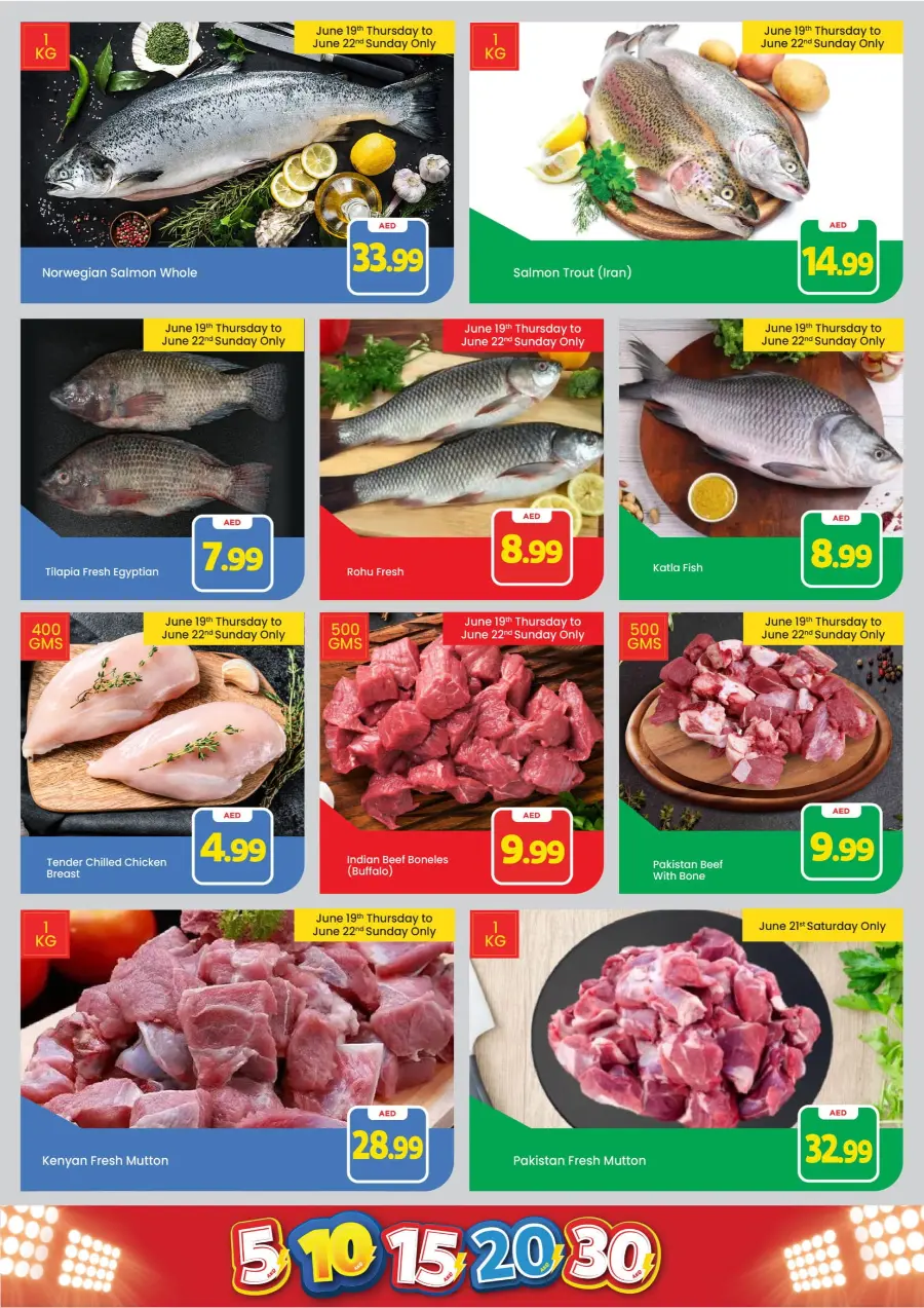 Exiting Figures In Mark & Save Dubai