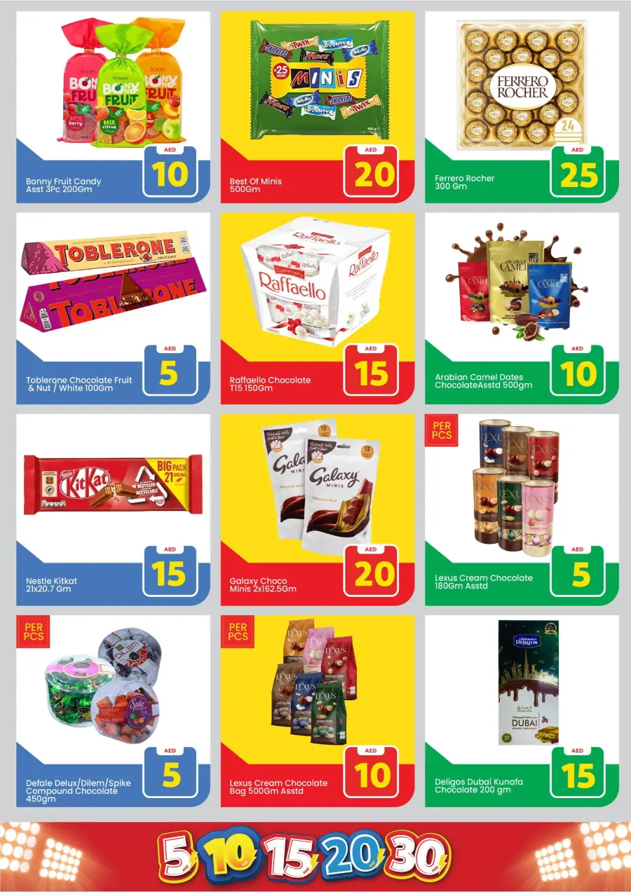 Exiting Figures In Mark & Save Dubai
